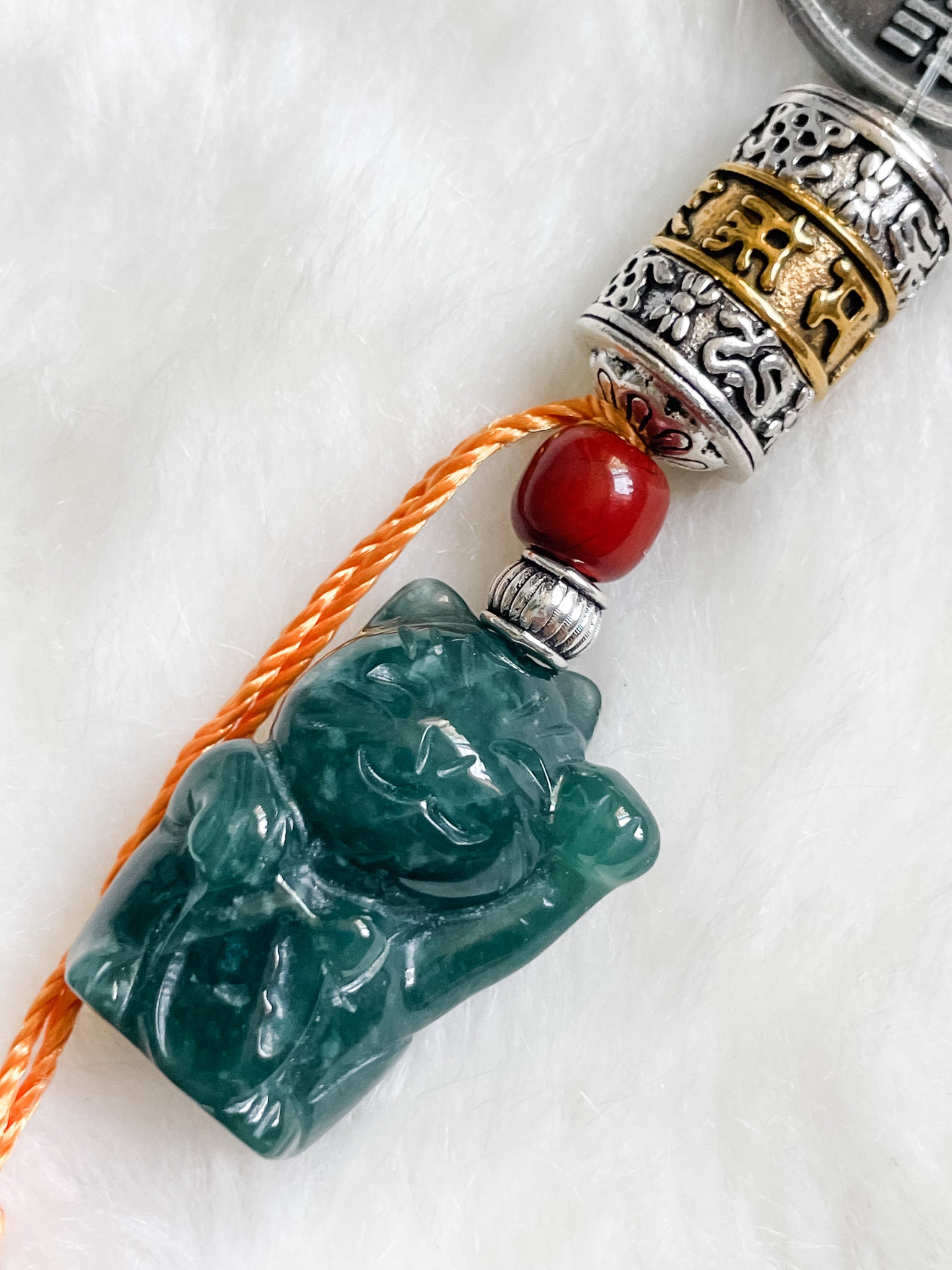 Lucky Cat Pixiu Fortune - Feng Shui Hanging Crystal