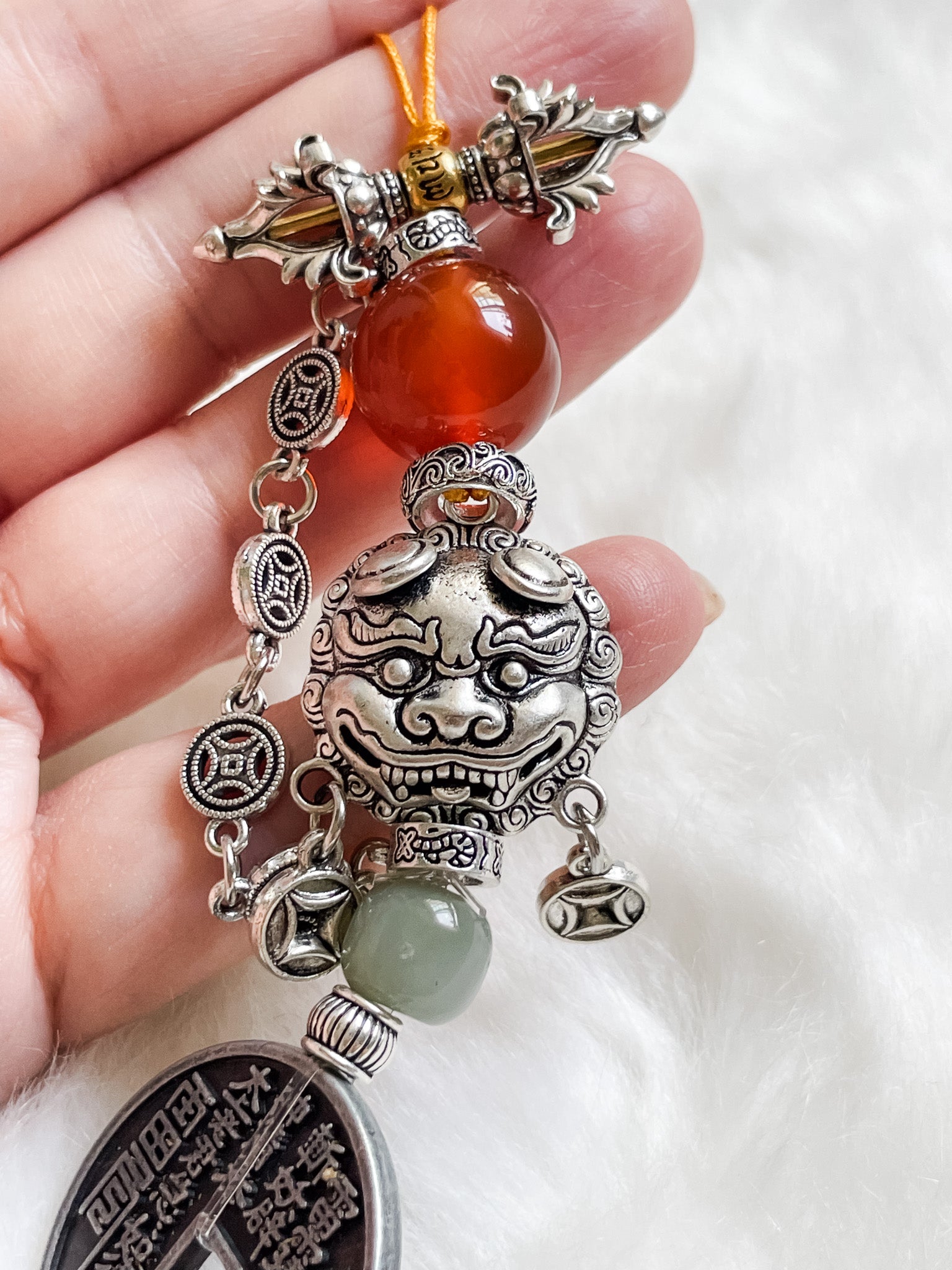Lucky Cat Pixiu Fortune - Feng Shui Hanging Crystal