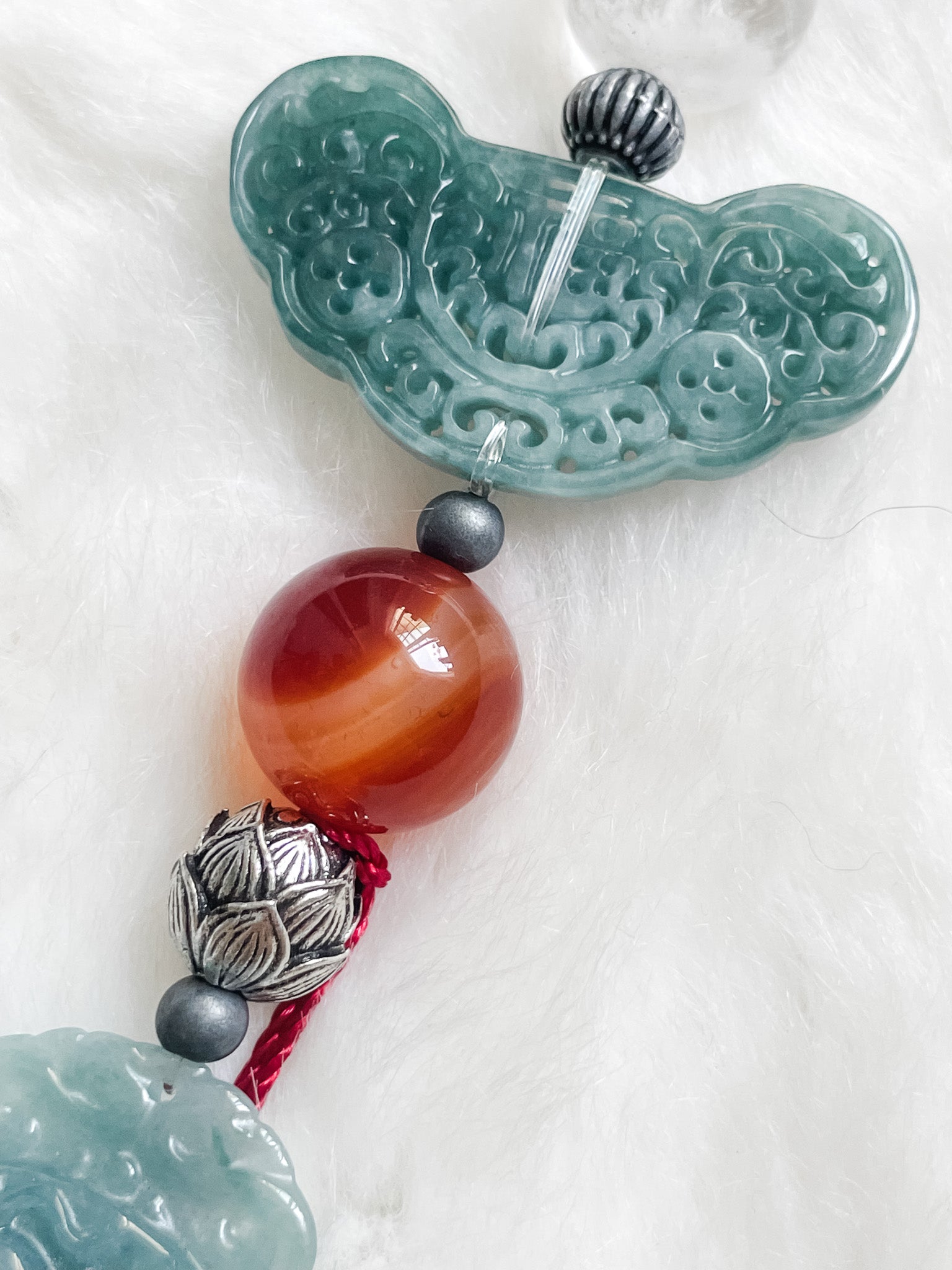 Sacred Qilin Guardian - Feng Shui Hanging Crystal