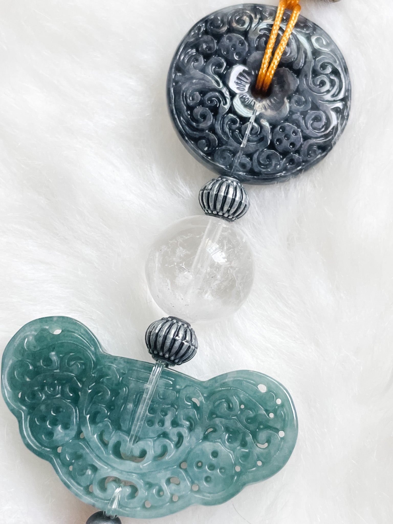 Sacred Qilin Guardian - Feng Shui Hanging Crystal