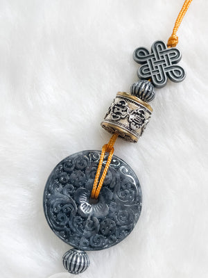 Sacred Qilin Guardian - Feng Shui Hanging Crystal