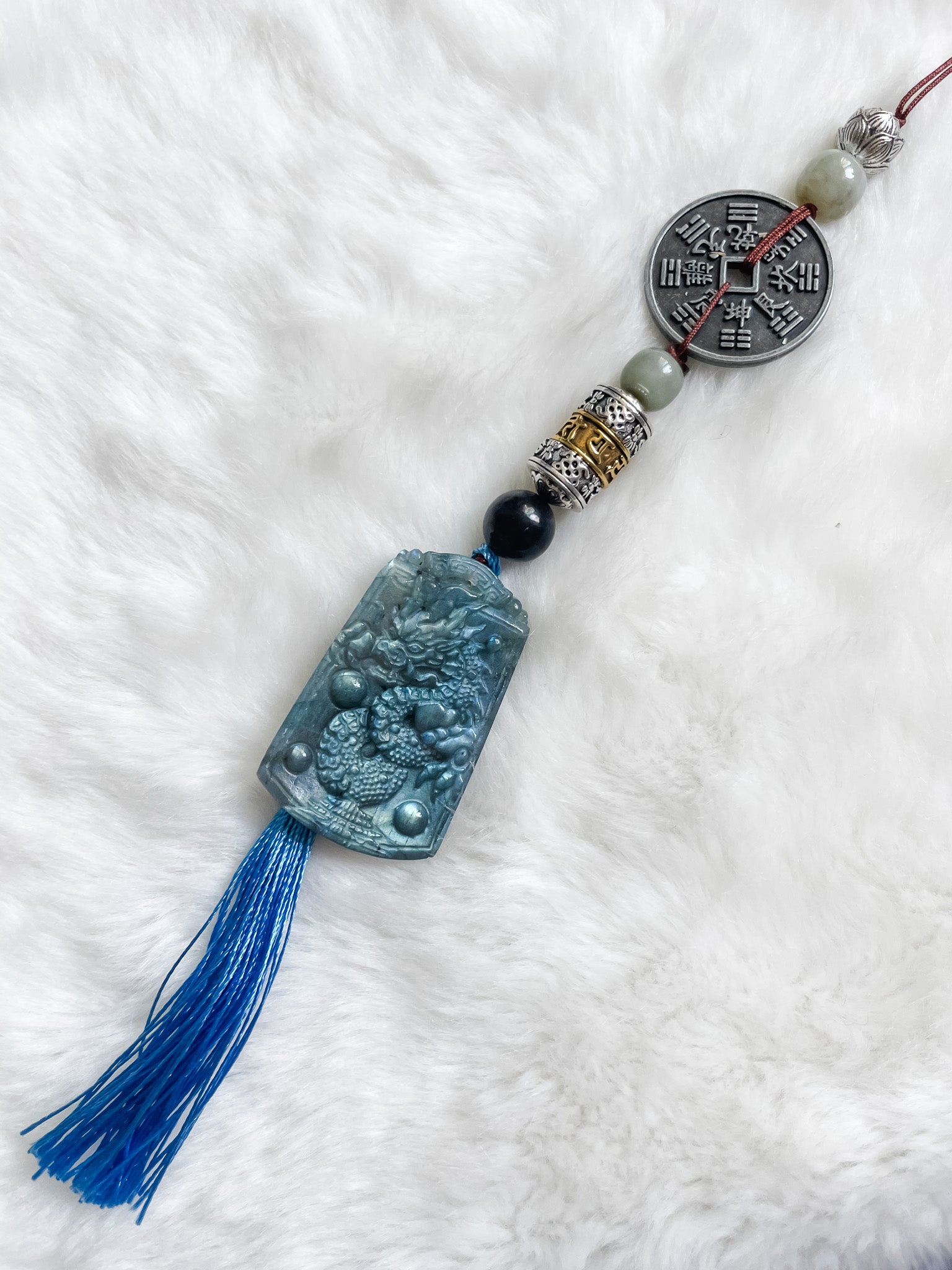 Dragon Protection Guardian - Feng Shui Hanging Crystal