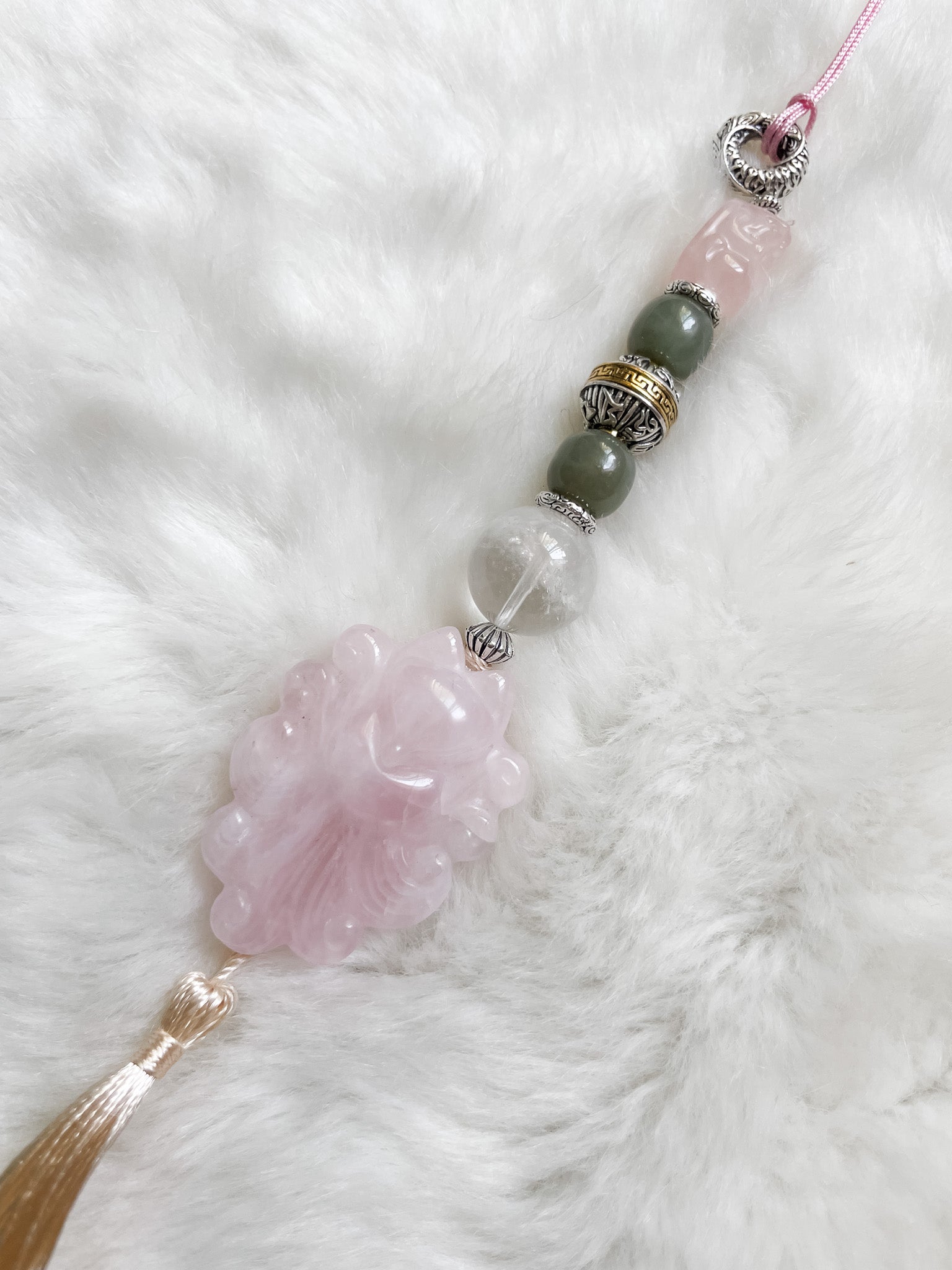 Nine Tail Love Manifestation - Feng Shui Hanging Crystal