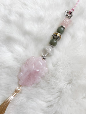 Nine Tail Love Manifestation - Feng Shui Hanging Crystal