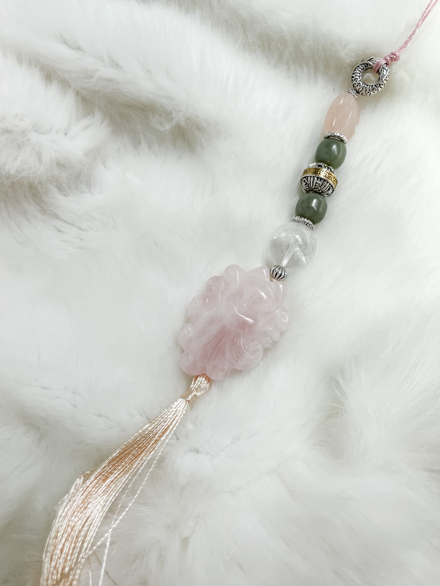Nine Tail Love Manifestation - Feng Shui Hanging Crystal