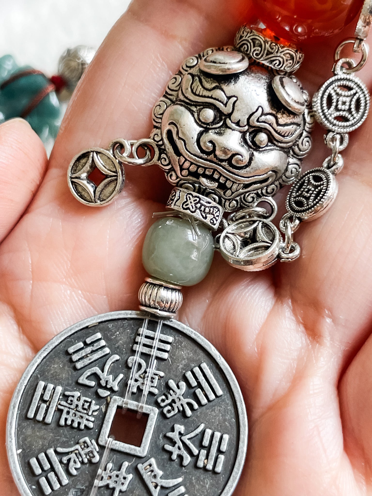 Lucky Cat Pixiu Fortune - Feng Shui Hanging Crystal