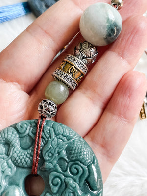 Ruyi Nine Dragons Fortune - Feng Shui Hanging Crystal