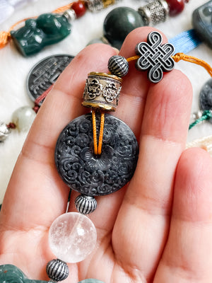 Sacred Qilin Guardian - Feng Shui Hanging Crystal