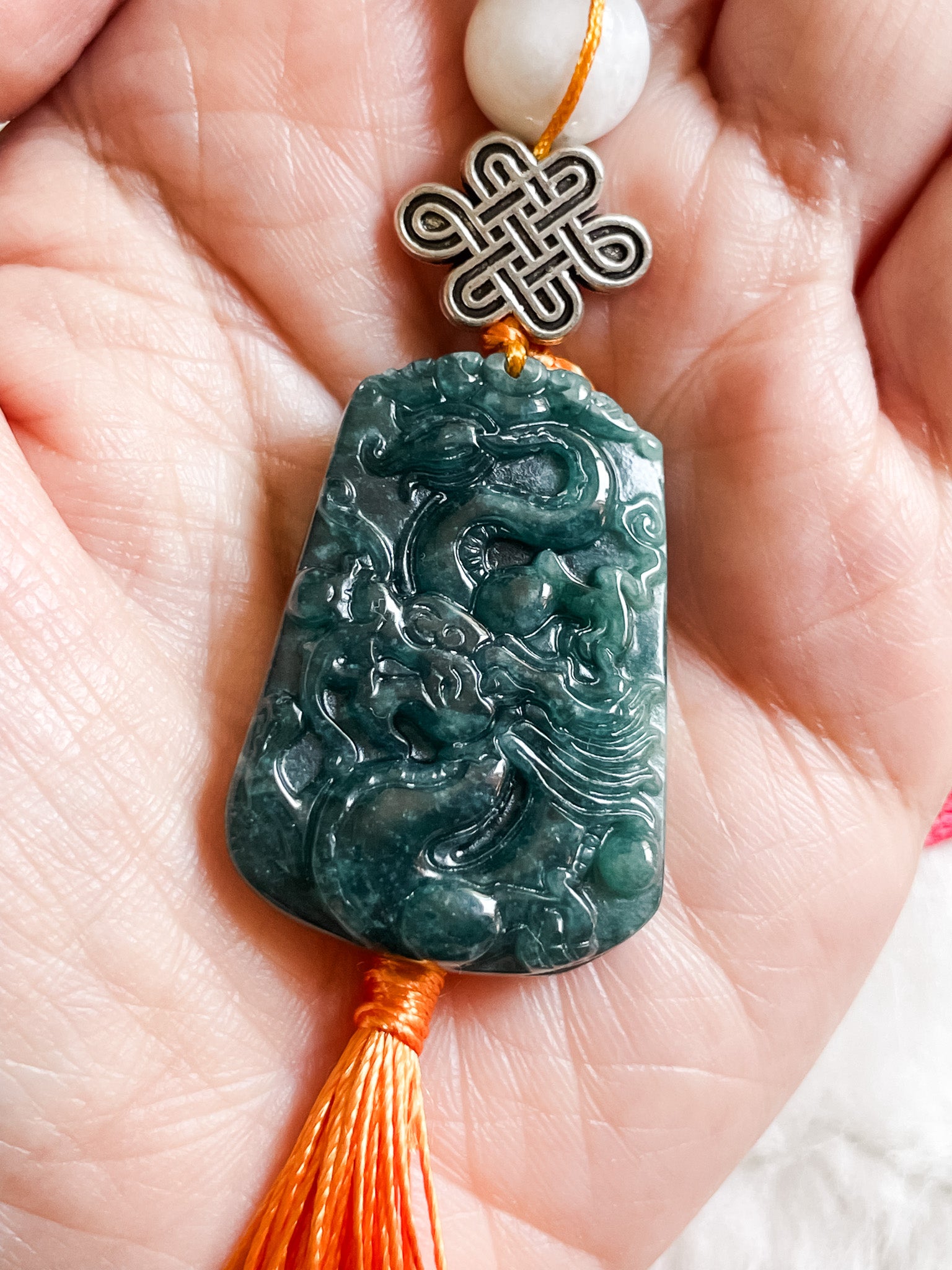 Dragon Amethyst Guardian - Feng Shui Hanging Crystal