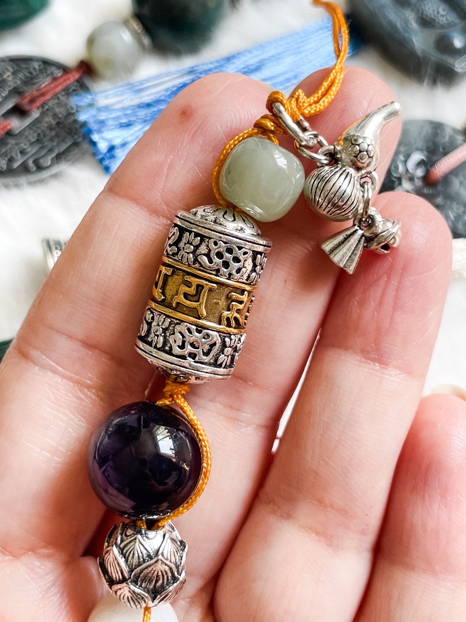Dragon Amethyst Guardian - Feng Shui Hanging Crystal