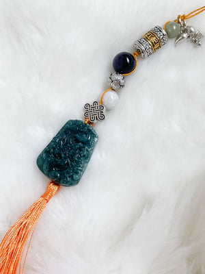 Dragon Amethyst Guardian - Feng Shui Hanging Crystal