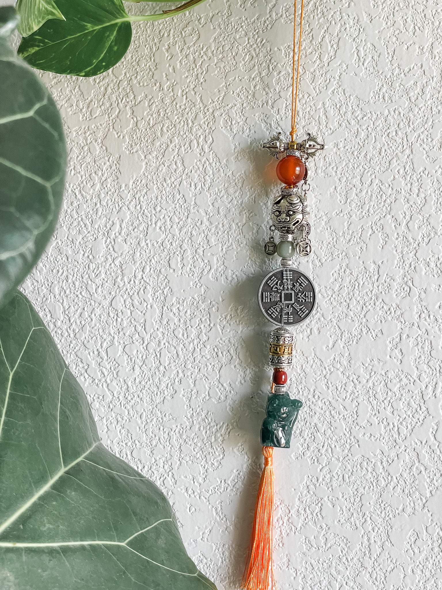 Lucky Cat Pixiu Fortune - Feng Shui Hanging Crystal