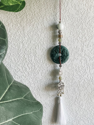 Ruyi Nine Dragons Fortune - Feng Shui Hanging Crystal