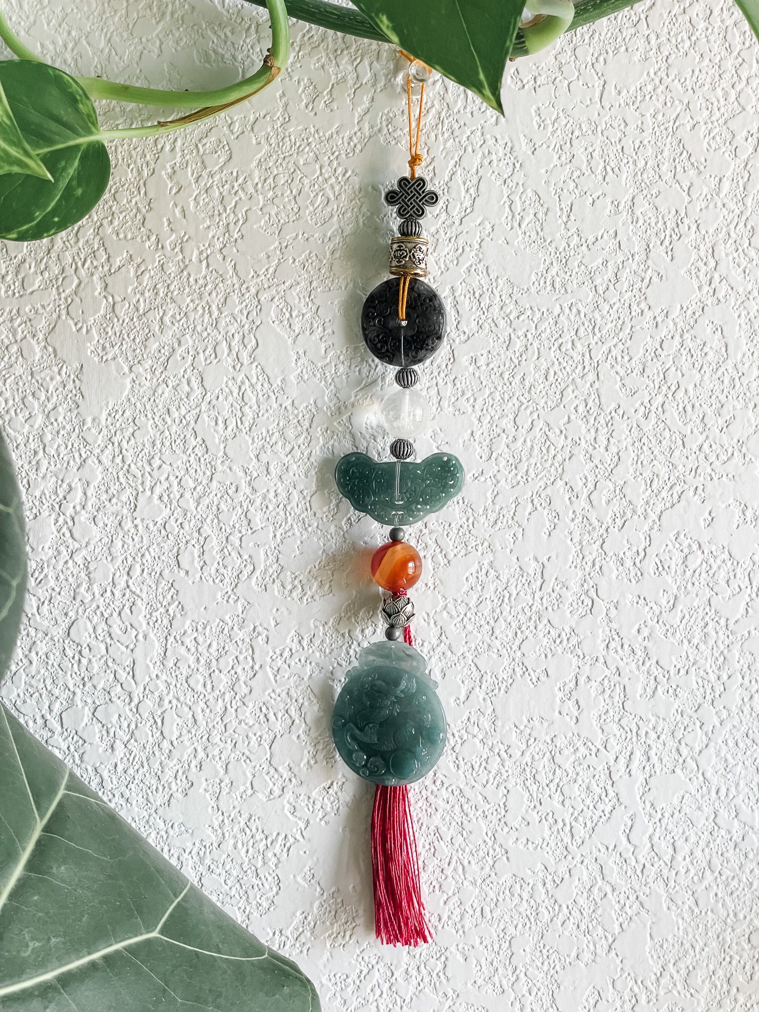 Sacred Qilin Guardian - Feng Shui Hanging Crystal