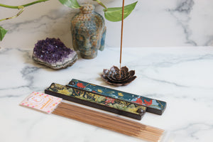 Lotus Pond Ceramic Incense Holder