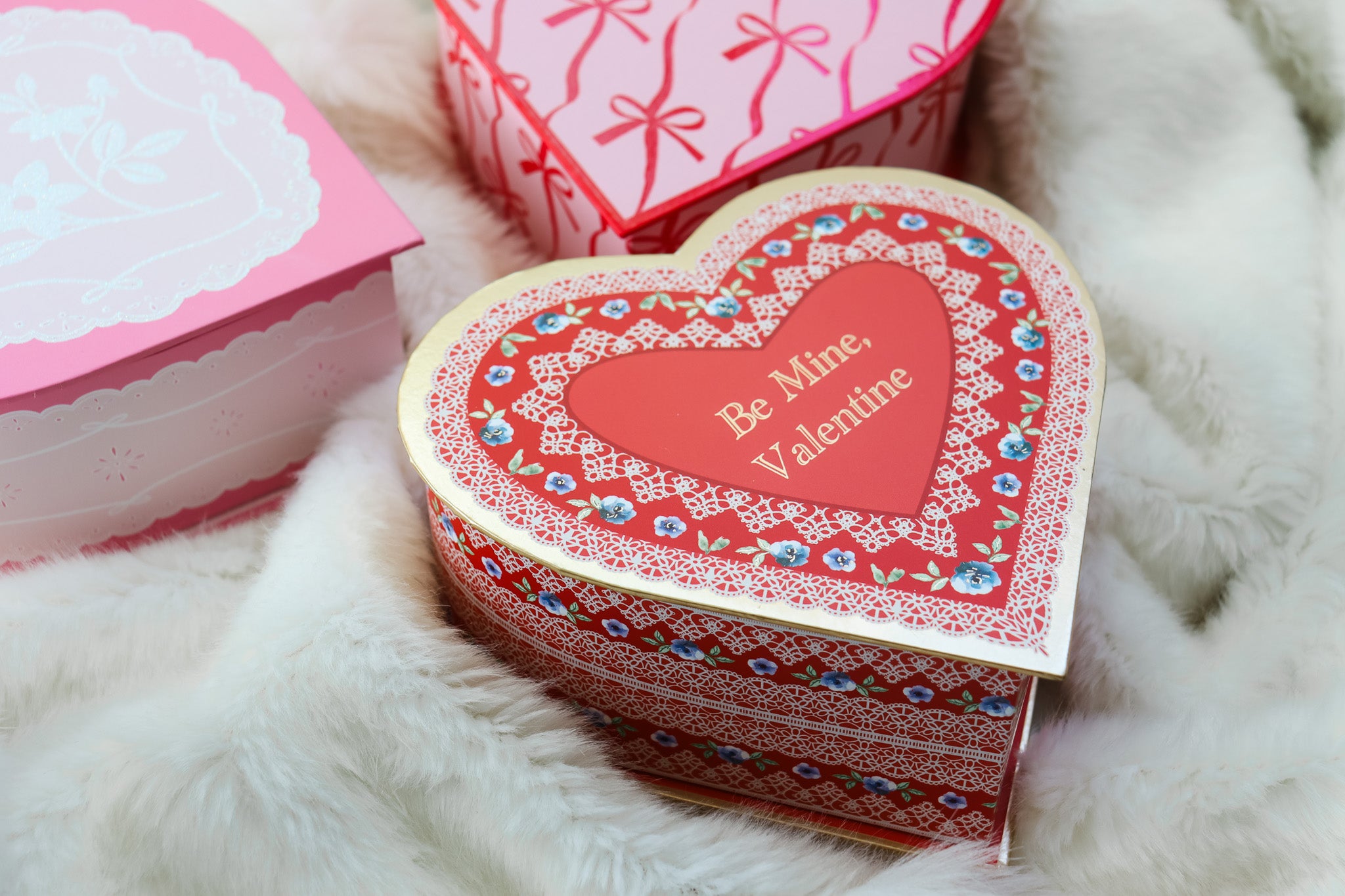 Be Mine, Valentine Crystal Box - 6 High Quality Crystal tumbles in a chocolate themed gift box