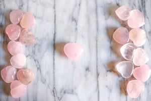 Rose Quartz Heart