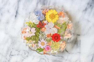 Meadow - Resin and Flower coaster/tray