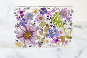Purple Gardens - Botanic Trays & Coasters by Caretuals