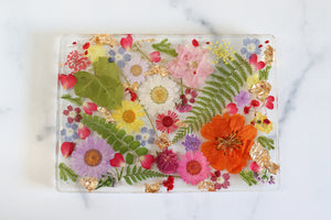 Colorful Gardens - Botanic Trays & Coasters by Caretuals